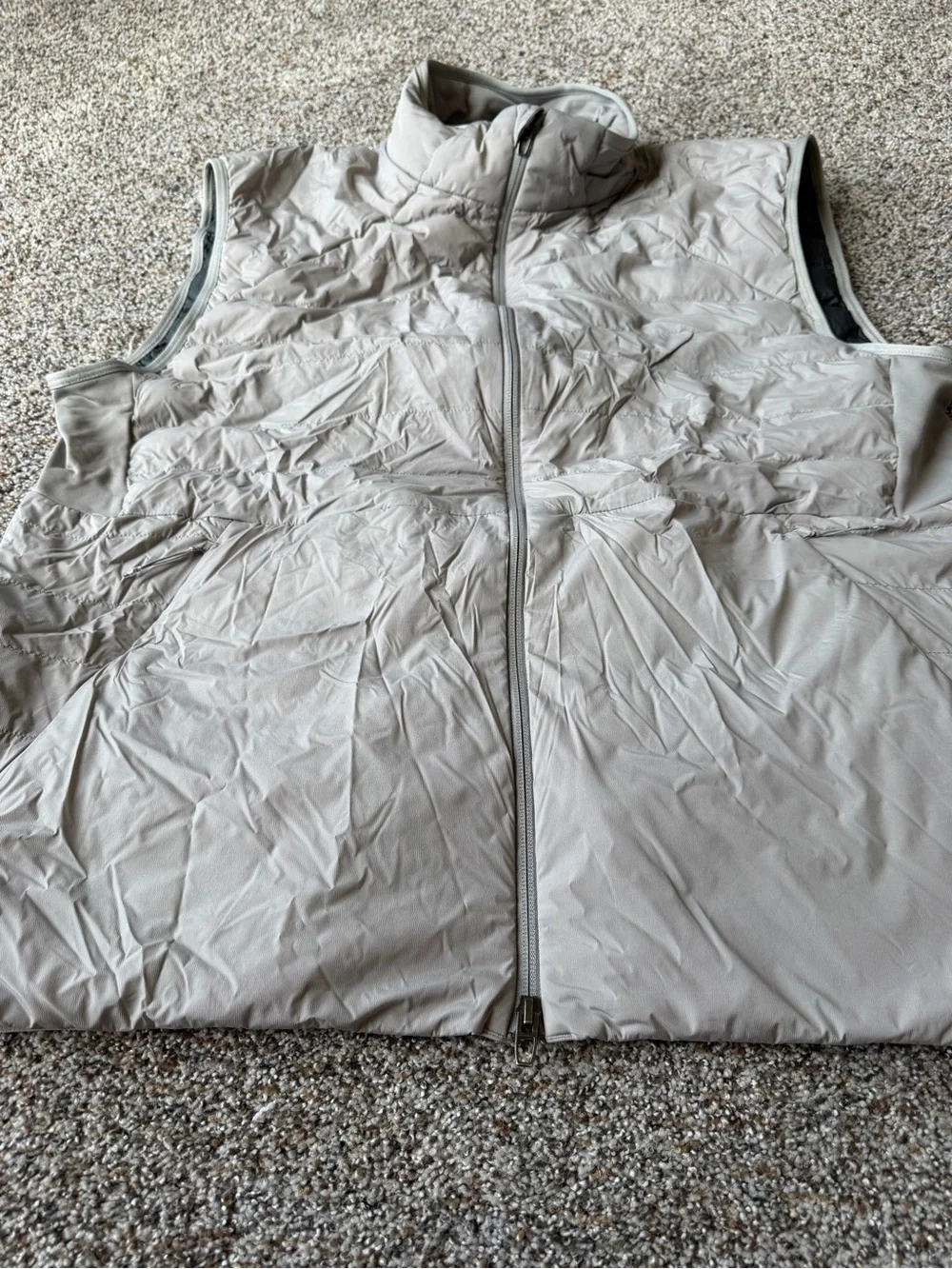 Lululemon Down For It All Vest Men's XXL Gray PrimaLoft Insulated
